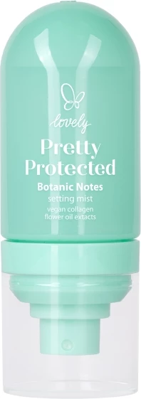 Sprej fiksues për grim Lovely Pretty Protected Setting Mist Matte Finish për femra, 60ml