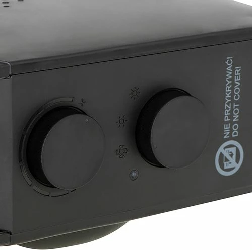 Ngrohës me ventilator Adler AD 7725B 2000 W, termostat, 2 nivele fuqie, ajër i ftohtë, i zi