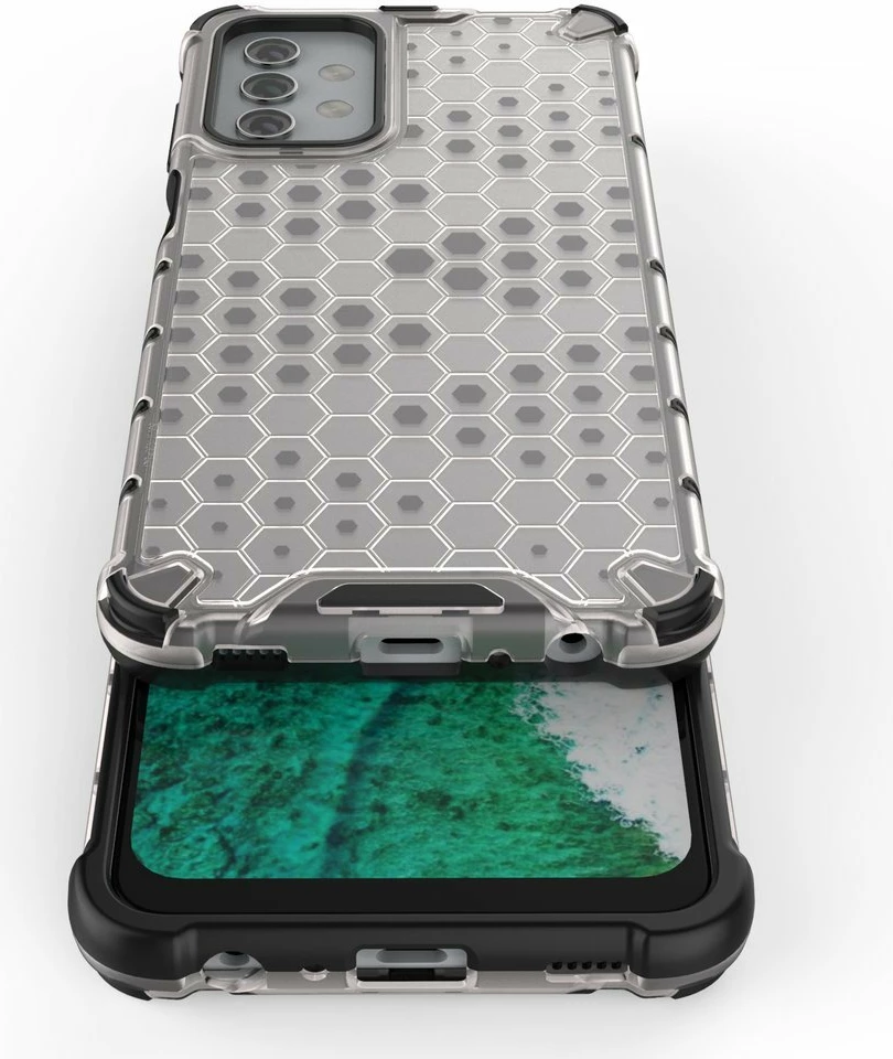 Mbështjellës Hurtel Honeycomb për Samsung Galaxy A32 5G, Transparent