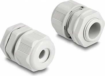 Glandë kabllo DeLOCK EX M16, IP68, për kabllo 5–10 mm, 2 copë, gri