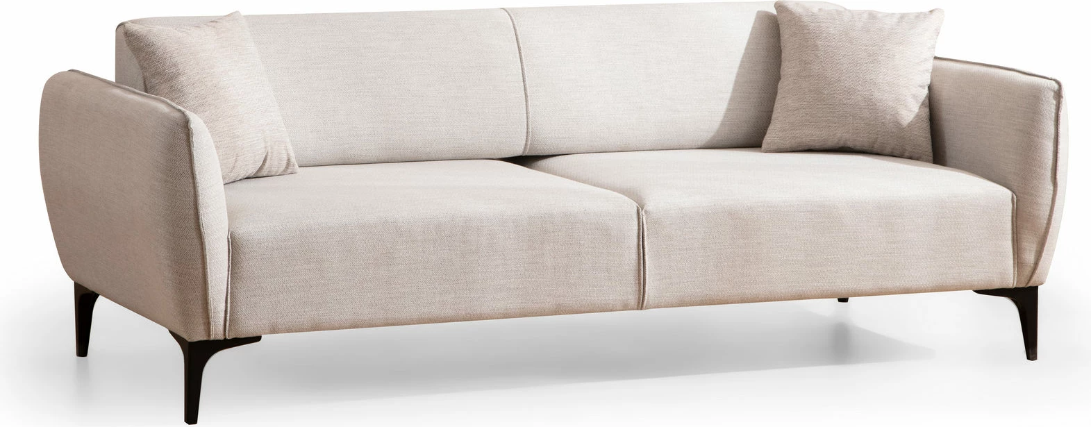 Divan treshe Atelier del Sofa, Belissimo, ngjyrë off white