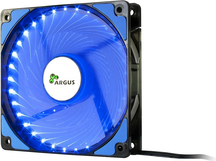 Ventilator për kasë Inter-Tech ARGUS L-12025, 120mm, LED blu
