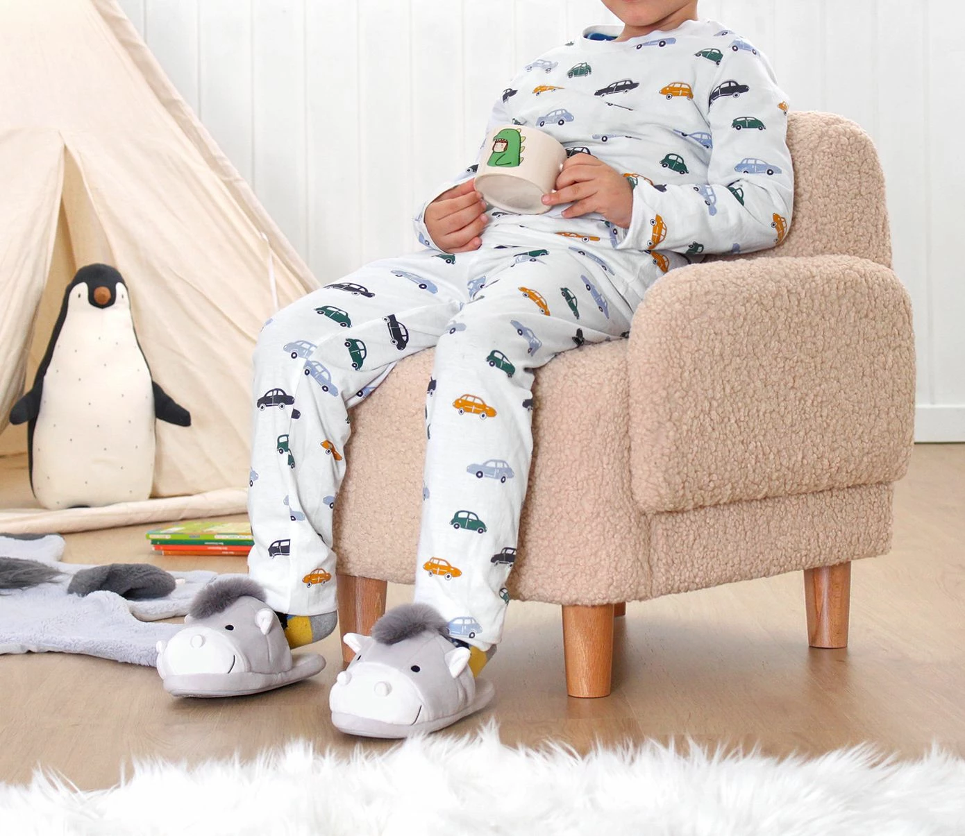 Karrige fëmijësh me krahë, Cobie Teddy, ngjyrë pluhuri