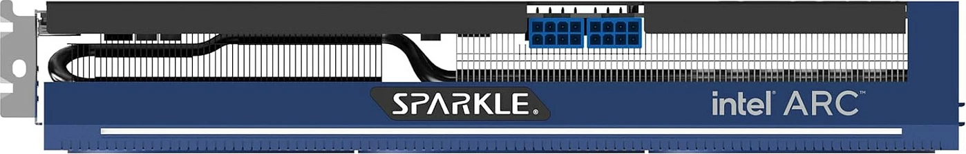 Kartelë grafike Sparkle Intel Arc A750 TITAN OC Edition, 8 GB, PCI Express 4.0, e zezë/kaltër