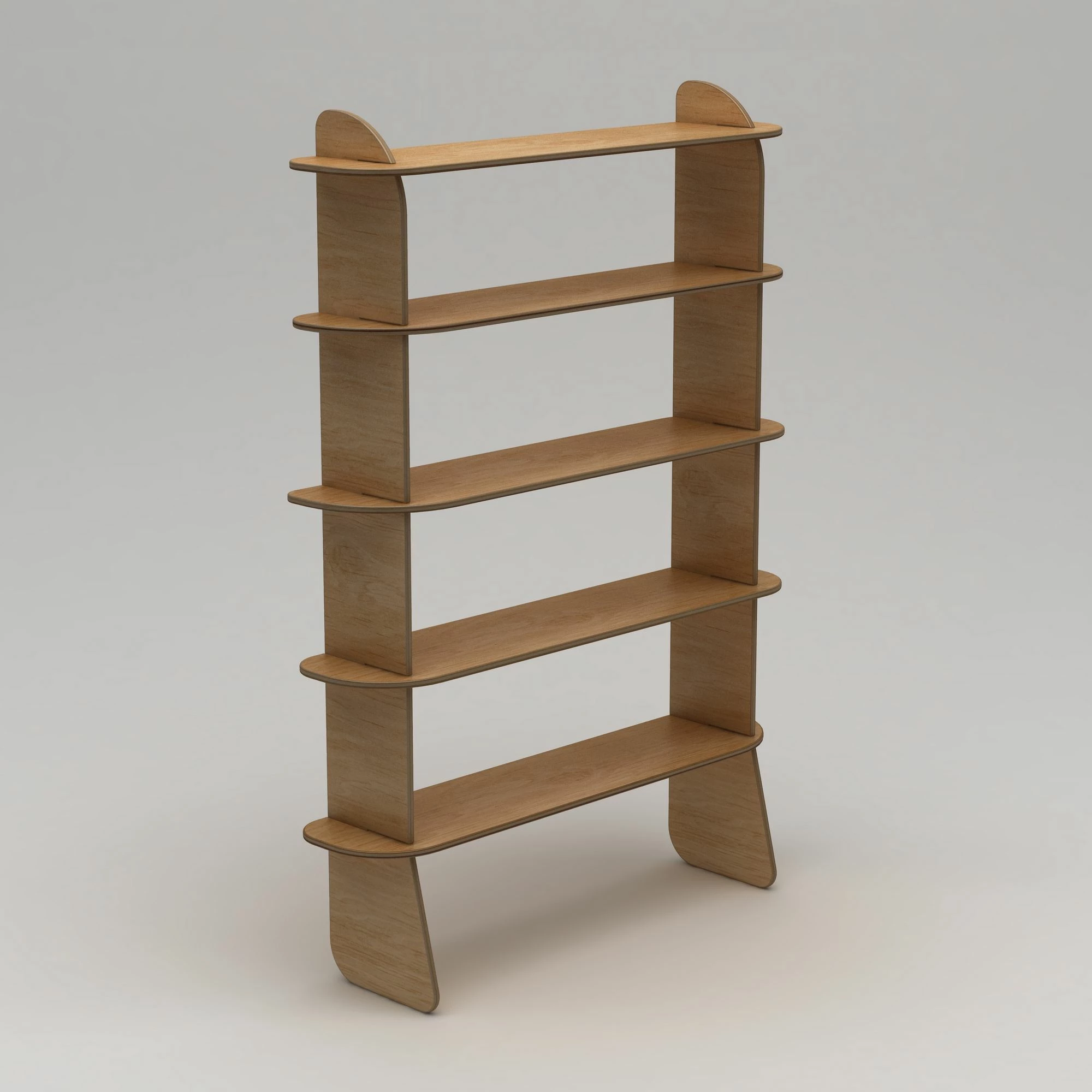 Raft librash Skye Decor, natyral, Scala-3