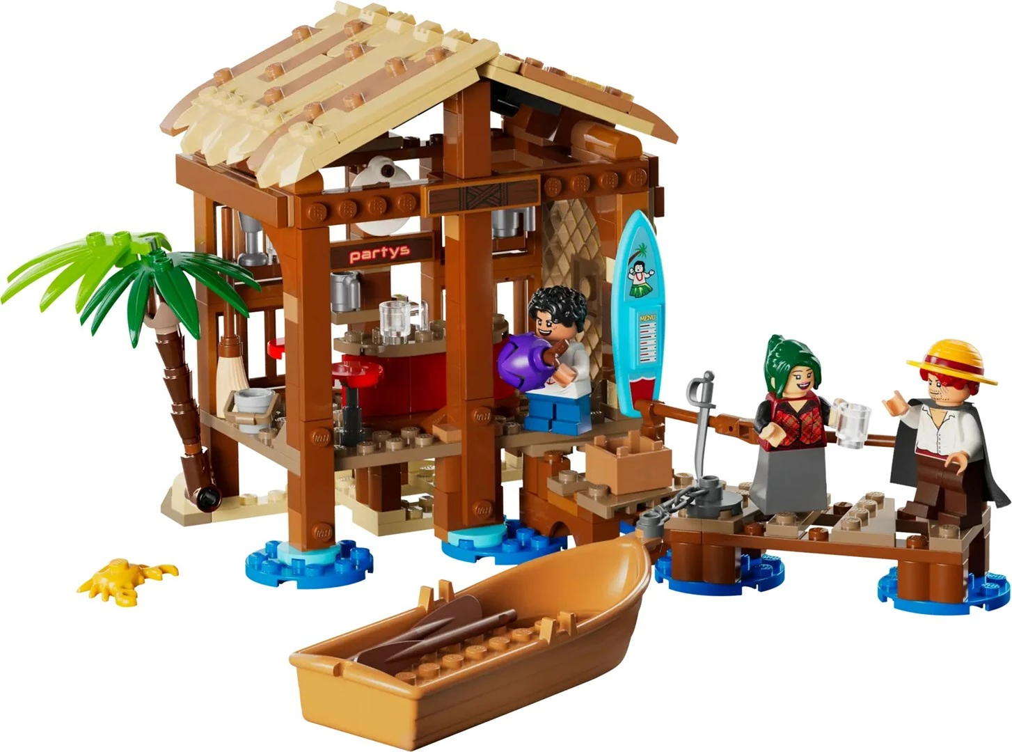 Set LEGO ONE PIECE 75636 Windmill Village Hut, 299 pjesë, me 3 minifigura