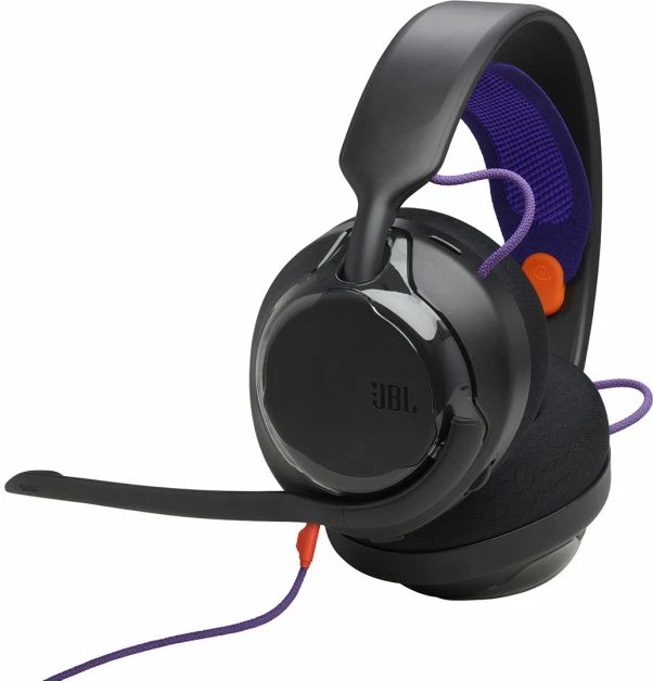 Kufje gaming me kabllo JBL Quantum 250, over-ear, 50 mm, 3.5 mm, me mikrofon boom të heqshëm, të zeza