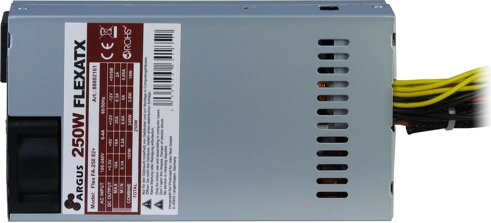 Furnizues energjie Inter-Tech Argus FA-250, 250W, Flex-ATX, gri