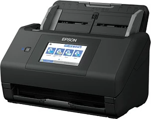 Skaner dokumentesh Epson WorkForce ES-580W, A4, duplex, Wi-Fi, ADF 200 fletë, 35 ppm, i zi