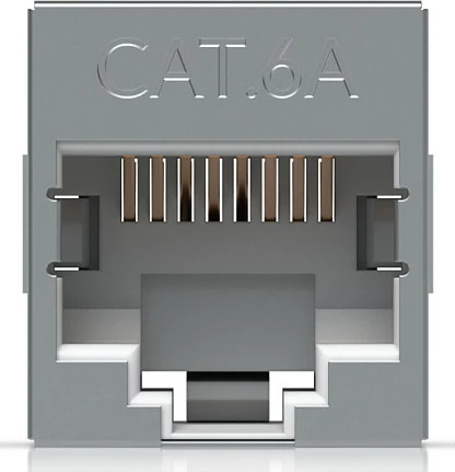 Bashkues RJ45 Ubiquiti UACC-RJ45-Coupler-C6A, Cat6A, 10 copë, gri
