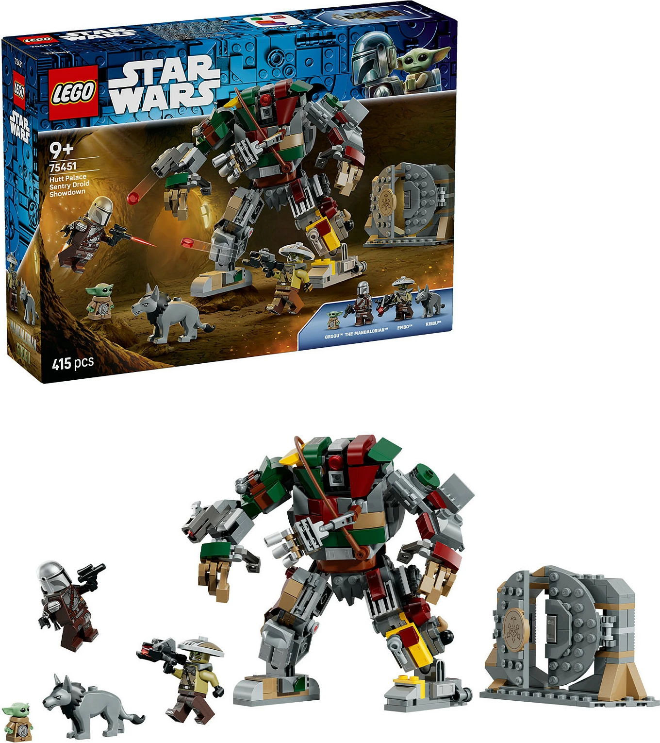Set ndërtimi LEGO Star Wars 75451 Hutt Palace Showdown, 415 copë, 9+