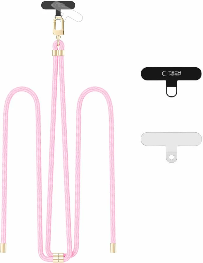 Rrip crossbody për celular Tech-Protect C7S, rozë