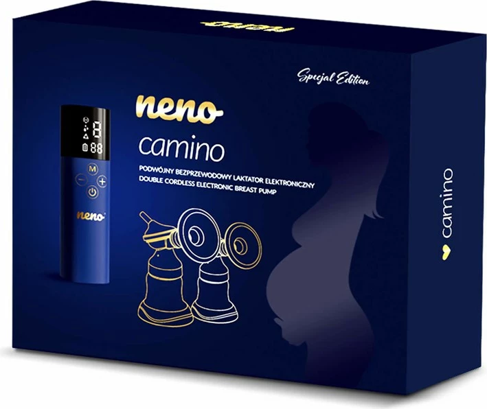 Pompë gjiri elektronike neno Camino, 180 ml, Blu