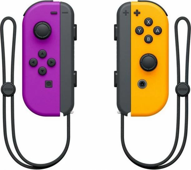 Kontroller Nintendo Joy-Con 2-Pack për Switch, vjollcë neon/portokalli neon, set 2 copë