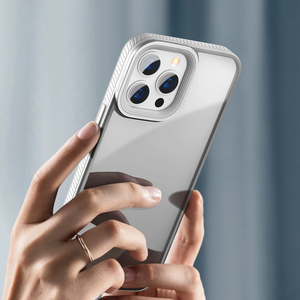 Mbështjellës Baseus Crystal Armor për iPhone 13 Pro, gri