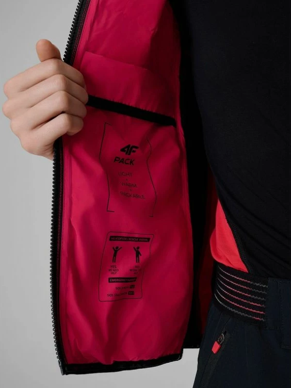 Jakne trekking për femra 4F PRO 4FWSS26TDJAF0850-53S, gri [Madhësia: XS]