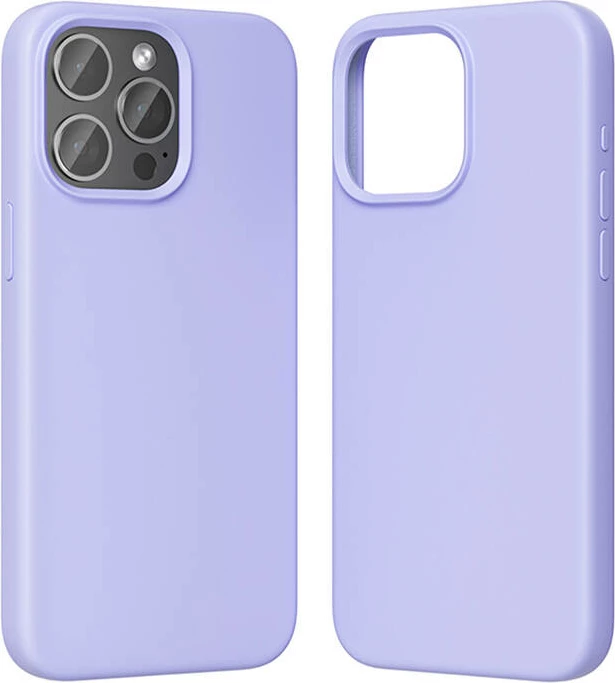 Mbështjellës Vention KUFV0-40 për iPhone 15 Pro Max, silikon, MagSafe, vjollcë