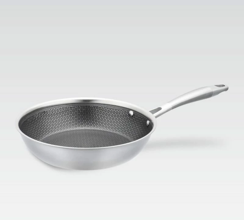 Tigan skuqjeje MAESTRO MR-1224-28, 28 cm, argjendtë