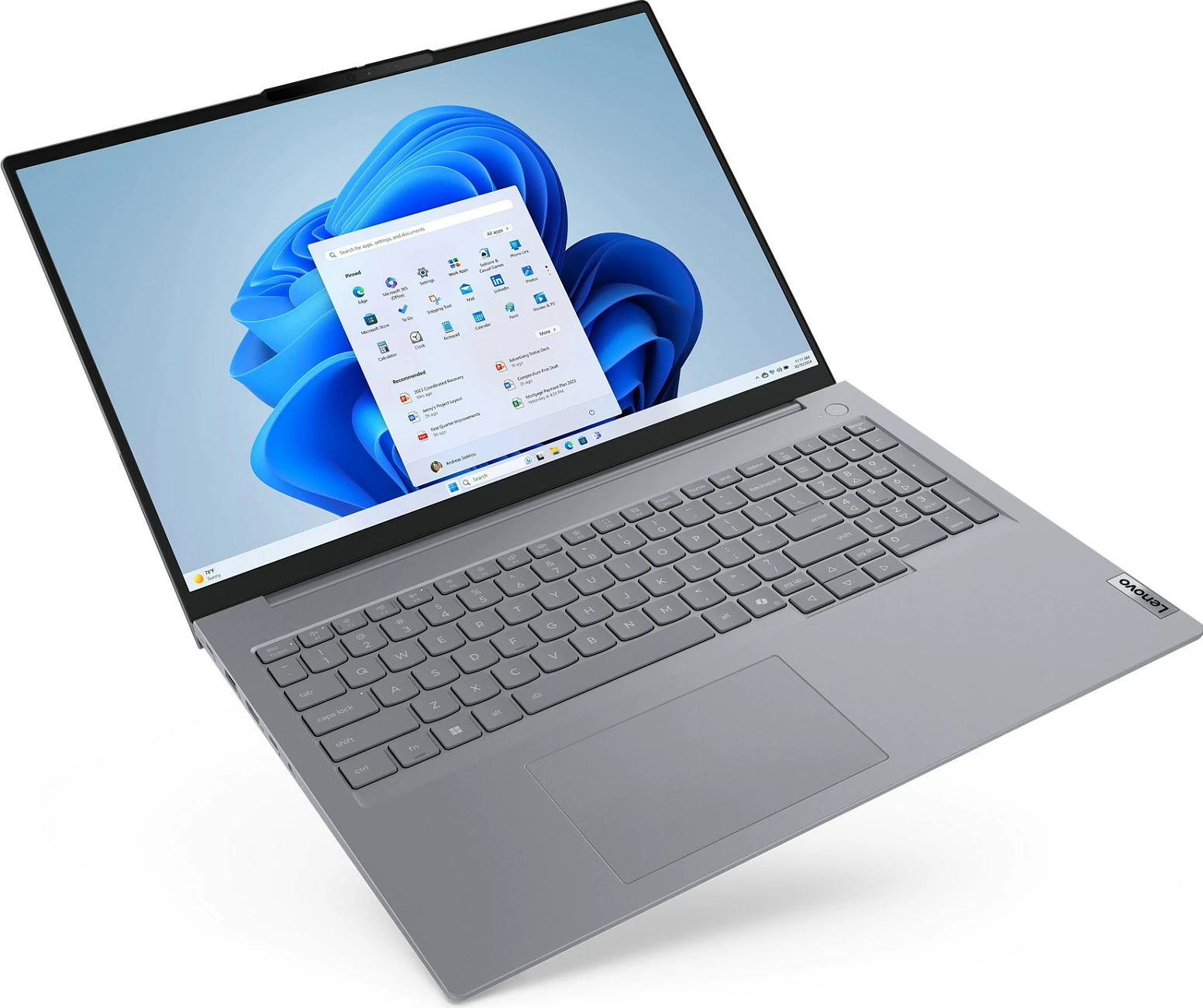 Laptop Lenovo ThinkBook 16 G8 IAL, Core Ultra 5, 16GB RAM, 512GB SSD, 16" WUXGA, Windows 11 Pro, Arctic Grey