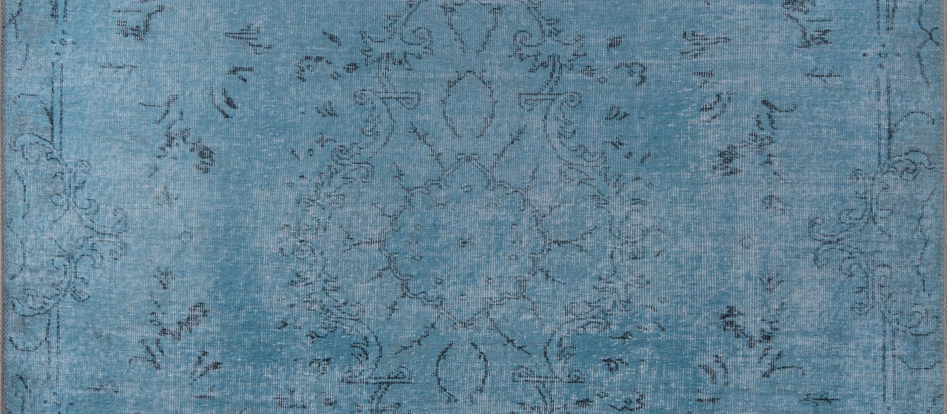 Qilim Conceptum Hypnose, Dorian Chenille, blu, 210x310cm