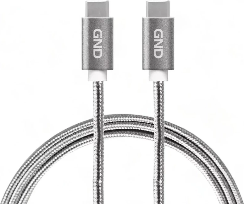 Kabllo USB Gnd Cable USB-C/USB-C 3.1, PD, 1m, braided