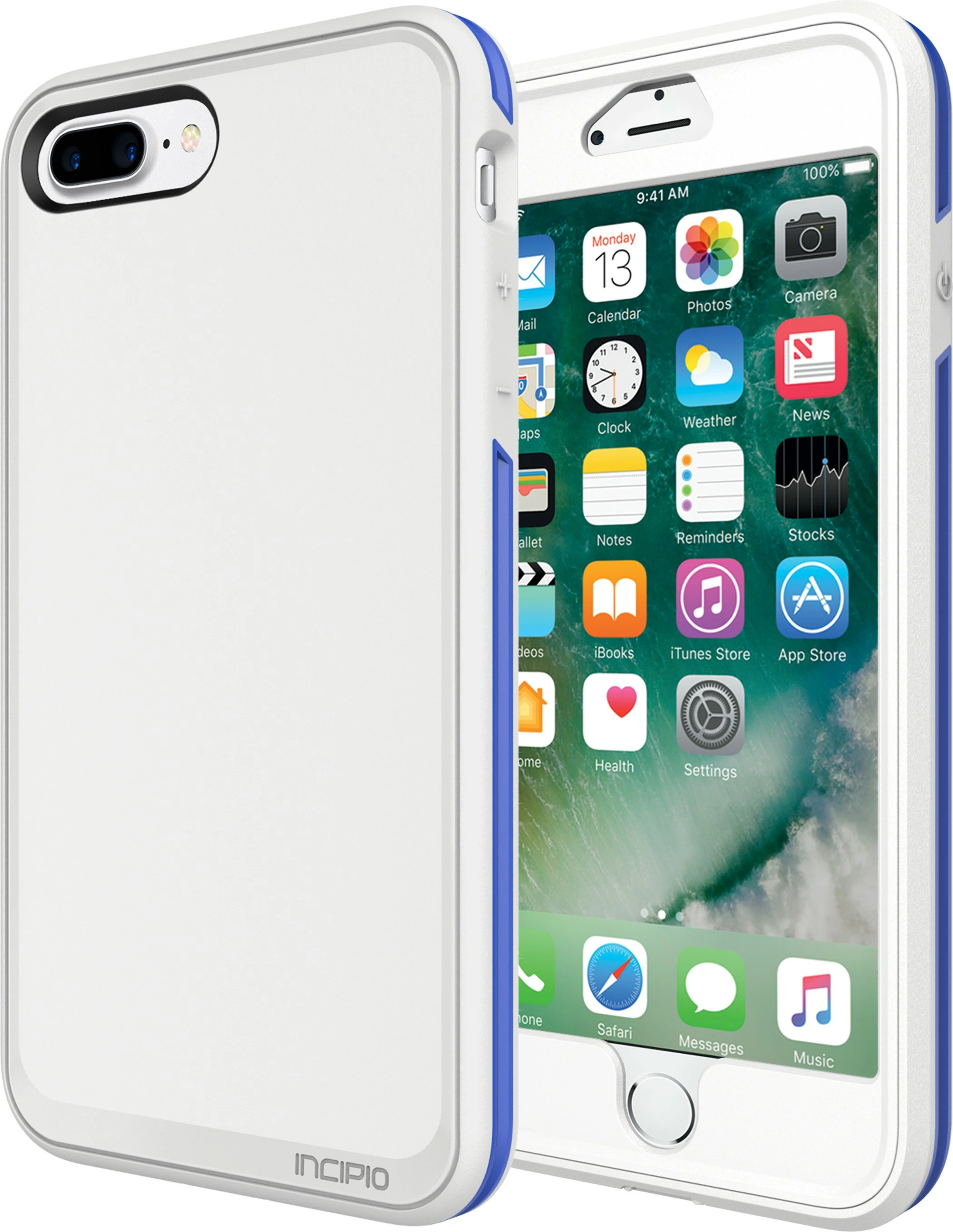 Mbështjellës Incipio Performance Series IPH-1490-WBL për iPhone 7 Plus, plastikë, i bardhë