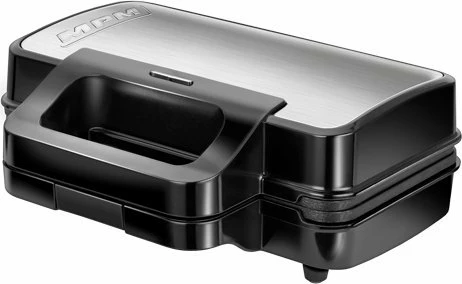 Toster 3në1 MPM MOP-43M 1000W me pllaka të ndërrueshme inox, argjendtë