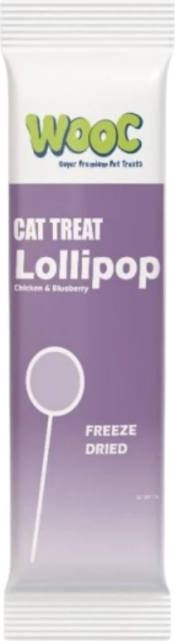 Wooc Lollipop Pulë dhe Boronicë e Egër për Macet 1,4gr
