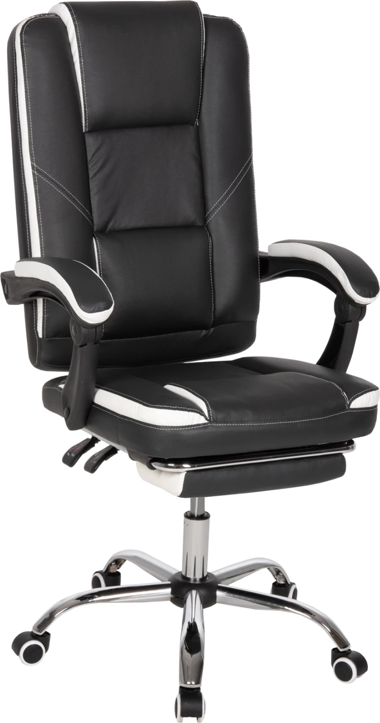 Karrige për zyre SEENA FH1190.02, e zezë/e bardhë