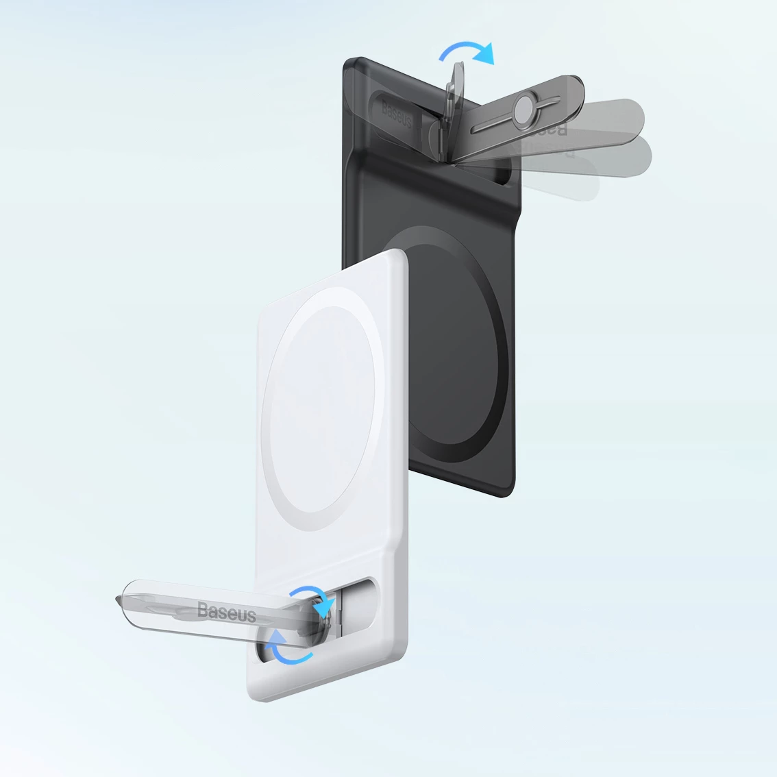 Mbështjellës Baseus LUXZ010002 me mbajtëse magnetike, i bardhë