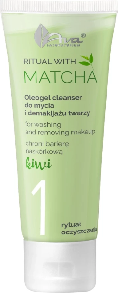 Xhel pastrues dhe heqës grimi për fytyrë Ava Laboratorium Ritual with Matcha për femra 100ml