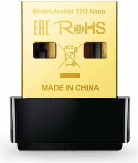 Adapter rrjeti USB Wi‑Fi TP-LINK Archer T2U Nano AC600 600Mbps dual-band USB 2.0, zi/ari