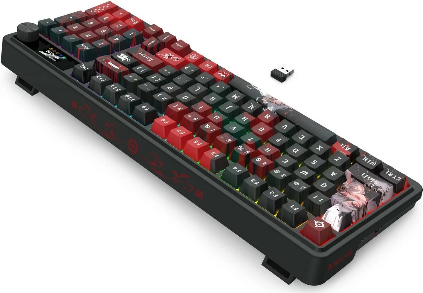 Tastierë mekanike Redragon ARTEMIS PRO, RGB, wireless/wired, 96%, black