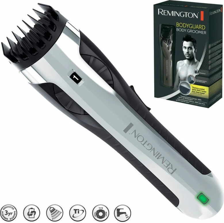 Makinë rroje Remington Bodyguard BHT2000A, 3-12 mm, tehe titani, Silver