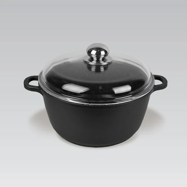 Tenxhere Maestro MR-4628C me kapak, 28 cm, 5.8 L, e zezë