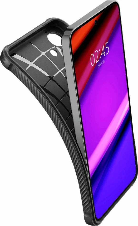 Mbështjellës Spigen Rugged Armor për Samsung Galaxy S24, Matte Black