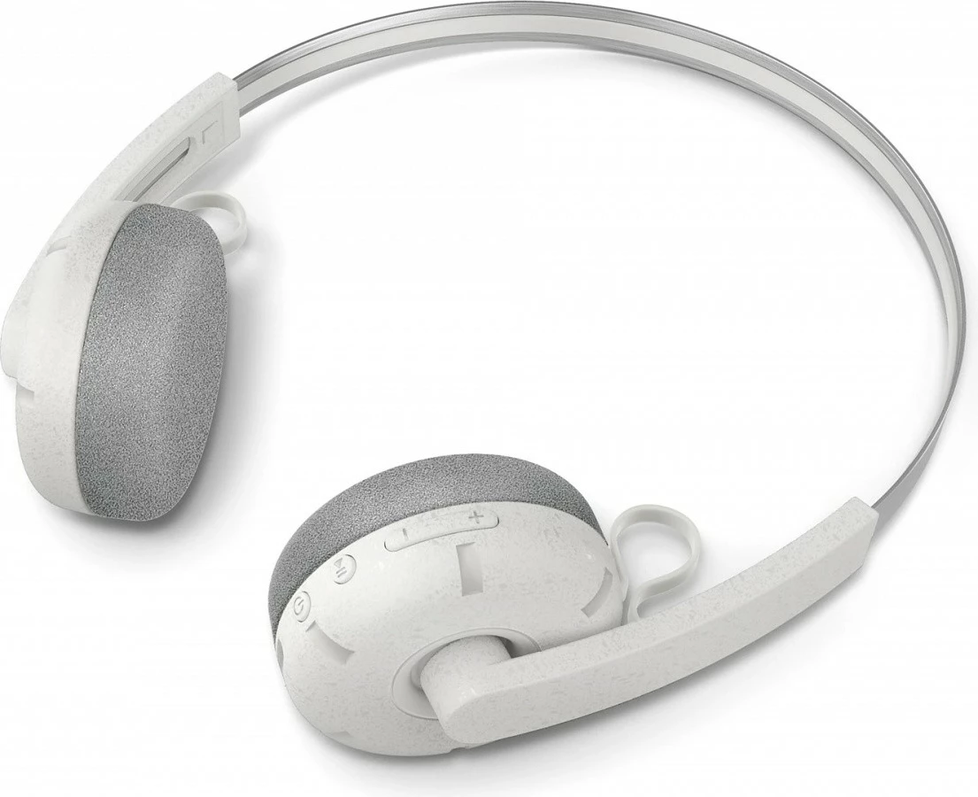 Kufje wireless Philips TAH2000WT/00, Bluetooth 5.4, 26h bateri, on-ear, mikrofon, USB-C, të bardha, me 2 palë jastëkë rezervë