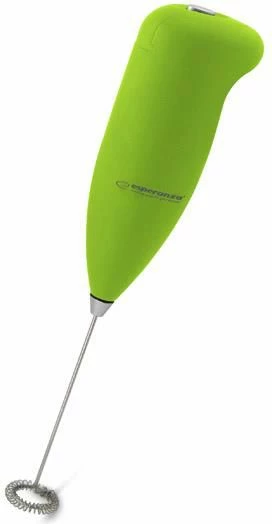 Shkumëzues qumështi Esperanza EKF001G, me bateri, plastik, jeshile
