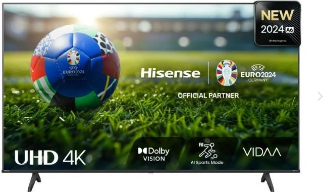 Televizor LED Hisense 43A6N, 43", Ultra HD 4K, Smart TV, i zi