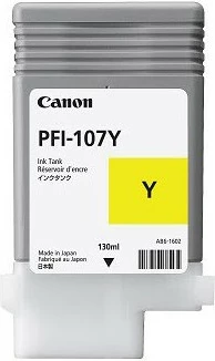 Toner Canon PFI-107Y, Pigment-based, Verdhë