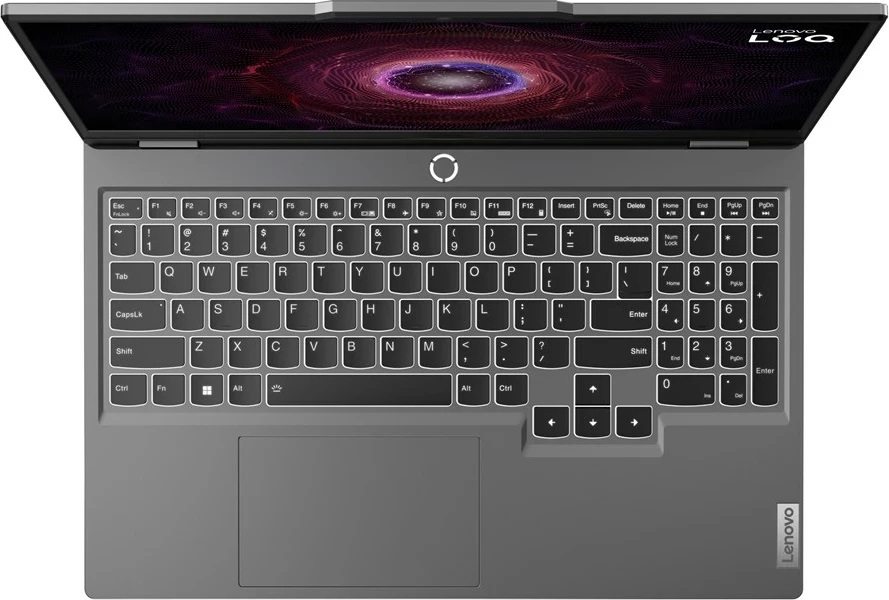 Laptop Lenovo LOQ, AMD Ryzen 5 7235HS, 15.6", 16 GB RAM, 512 GB SSD, NVIDIA RTX 3050, Gri me backpack