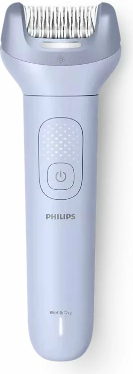Epilator Philips 8000 Series BRE708/00, wet & dry, bateri Li-Ion, blu
