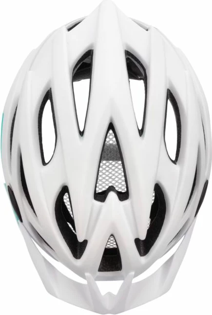 Helmetë biçiklete Meteor Ovlo M 55-58 cm, e bardhë-mentë