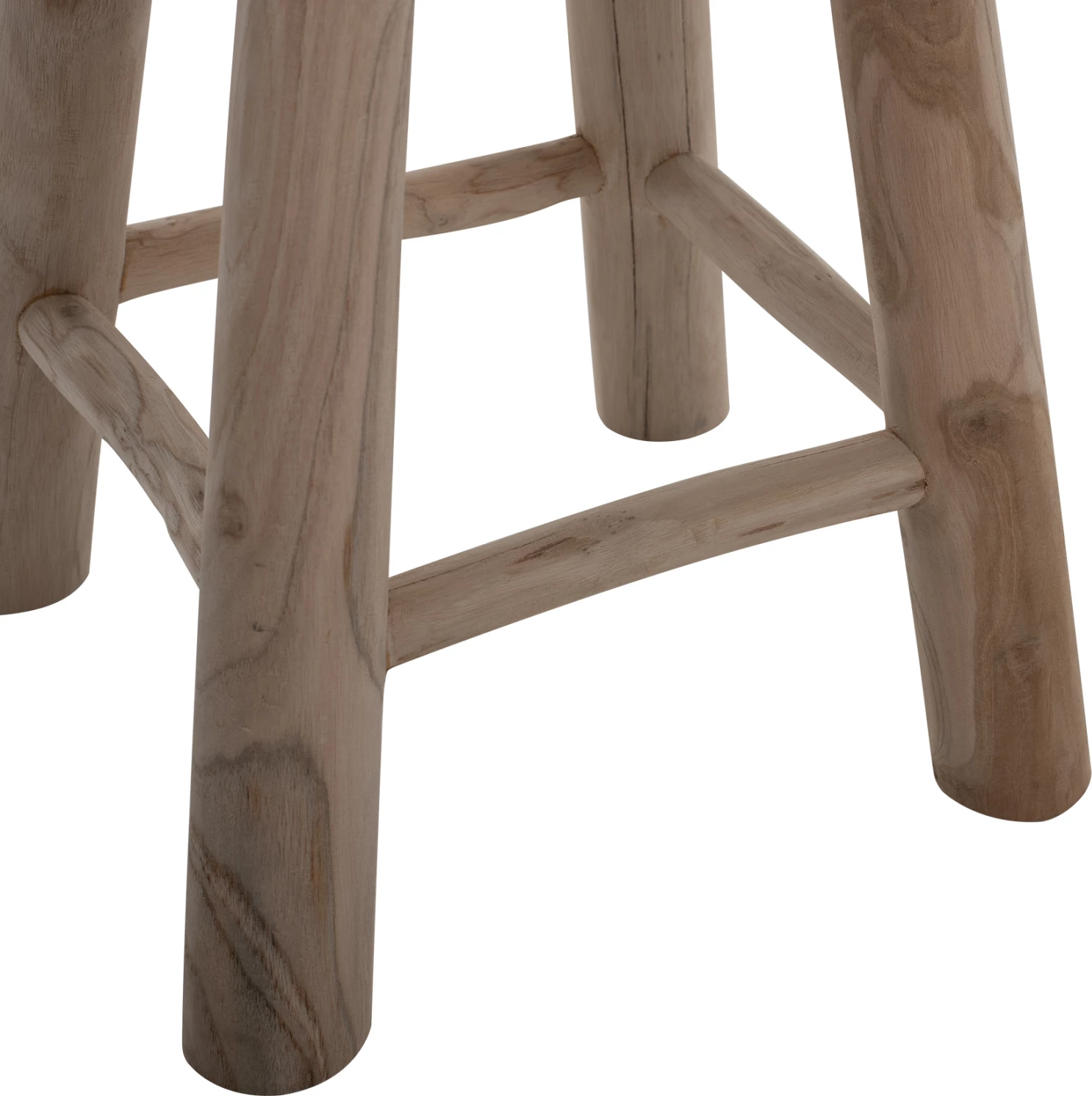 Karrige për bar KONT FH9337 dru tik i fortë e shkurtër natyrale Φ30Χ45Ηcm