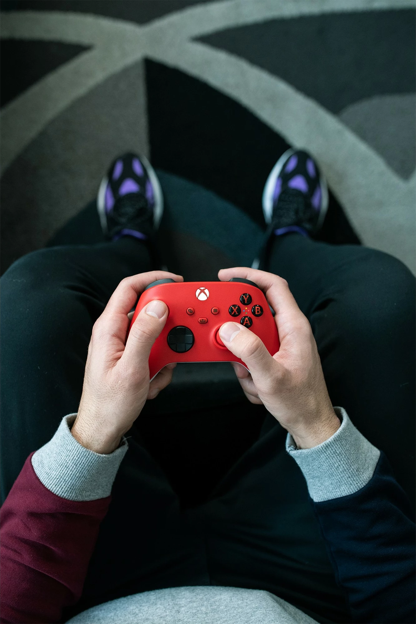 Gamepad Microsoft Xbox Wireless Controller, Bluetooth/USB, i kuq