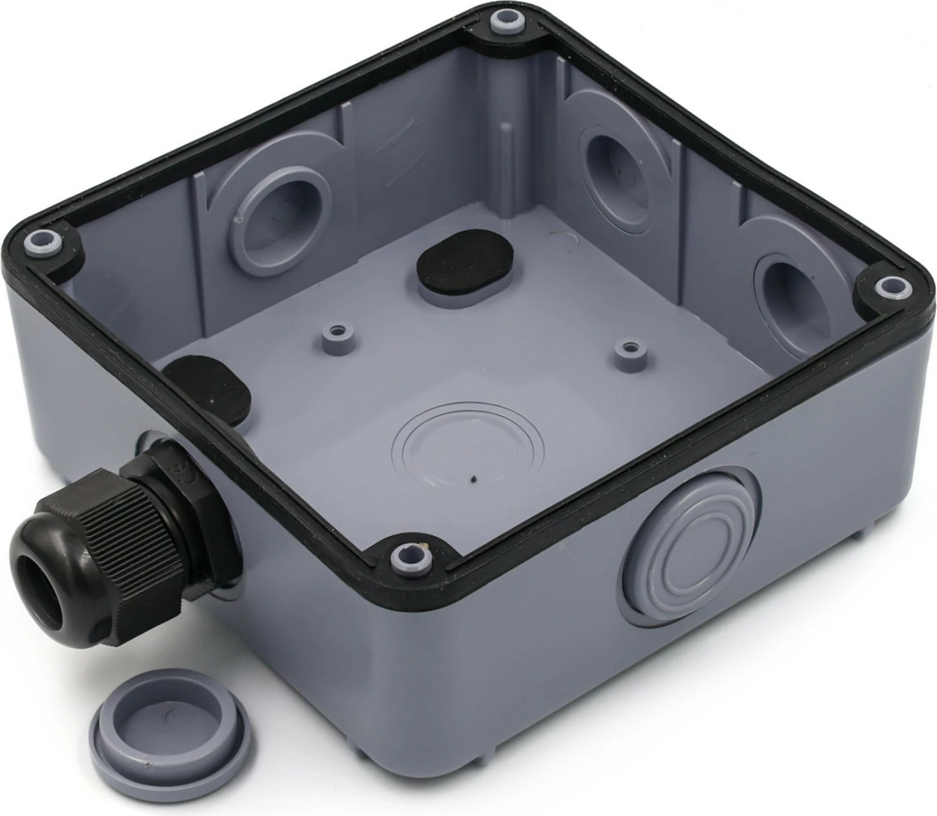 Kuti montimi EQUIP 1-Port Keystone, IP66, gri