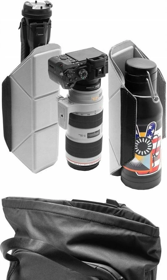 Çantë shpine/tote Peak Design Everyday Totepack V2 20L (BEDTP-20-DS-3), FlexFold, najlon i ricikluar 400D, xhep laptop/tablet, Ocean blu