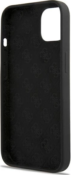 Mbështjellës Guess GUHMP13MLSLMGBK për iPhone 13 6.1", silikon, MagSafe, zi