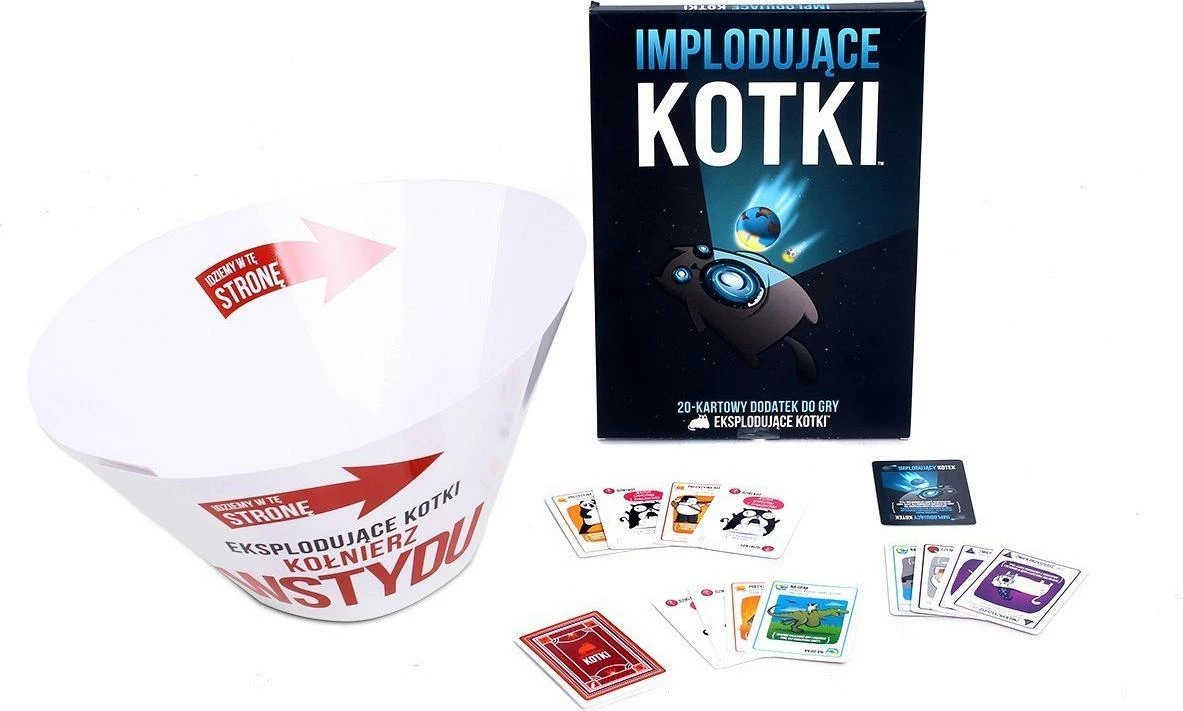Shtesë loje me letra Rebel Exploding Cats: Imploding Cats (edicion i ri), 20 karta, 2-6 lojtarë