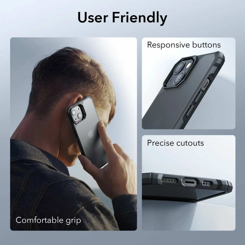 Mbështjellës ESR Air Armor për iPhone 14 Plus, Matte Black